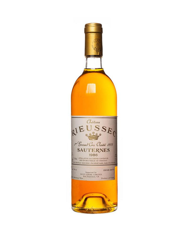 1986 Chateau Rieussec Sauternes