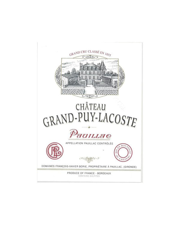 2022 Chateau Grand Puy Lacoste Pauillac (Pre-Arrival)