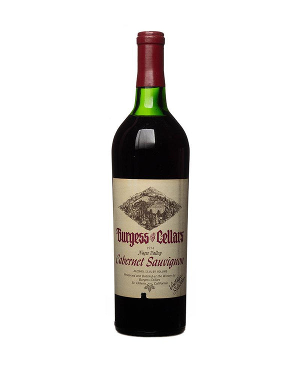 1974 Burgess Cellars Cabernet Sauvignon Vintage Selection Napa Valley