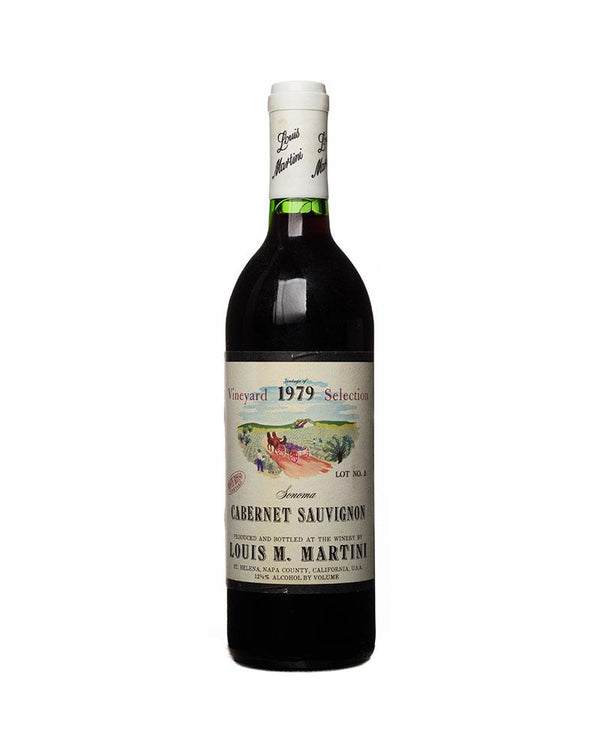 1979 Louis Martini Cabernet Sauvignon Monte Rosso Vineyard Selection Lot 2