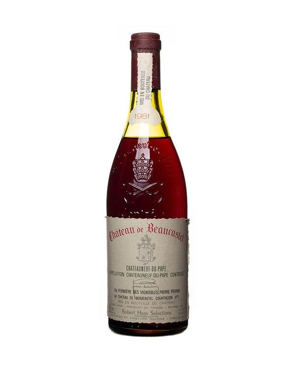 1981 Chateau de Beaucastel Chateauneuf du Pape Rouge