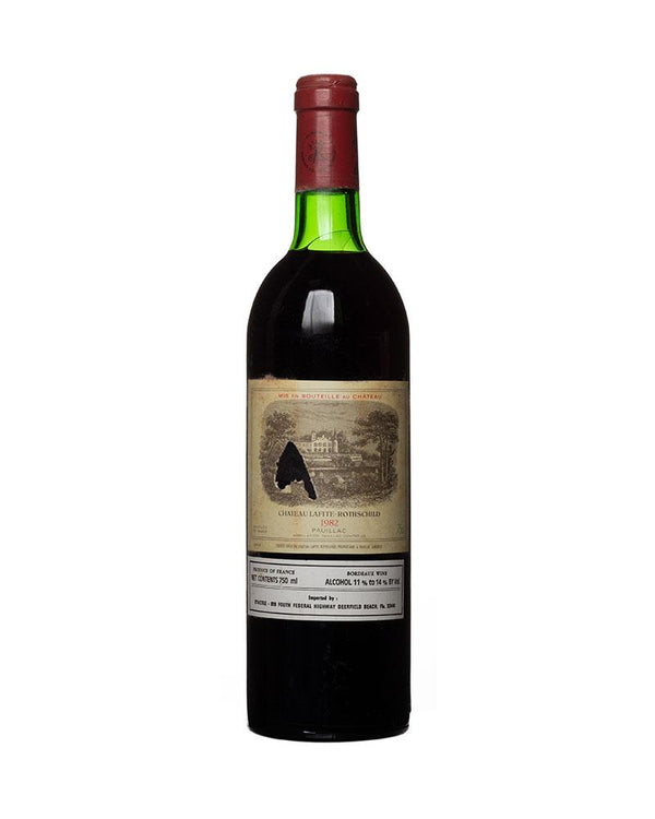 1982 Chateau Lafite Rothschild Pauillac (torn label)