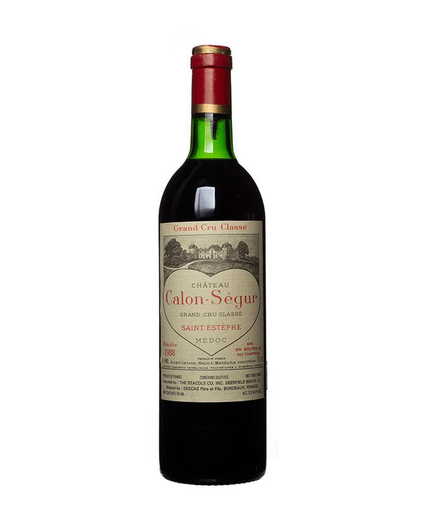 1988 Chateau Calon Segur Saint-Estephe