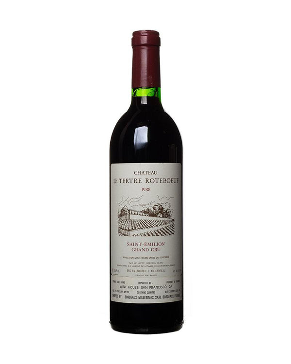 1988 Chateau Le Tertre Roteboeuf Saint-Emilion