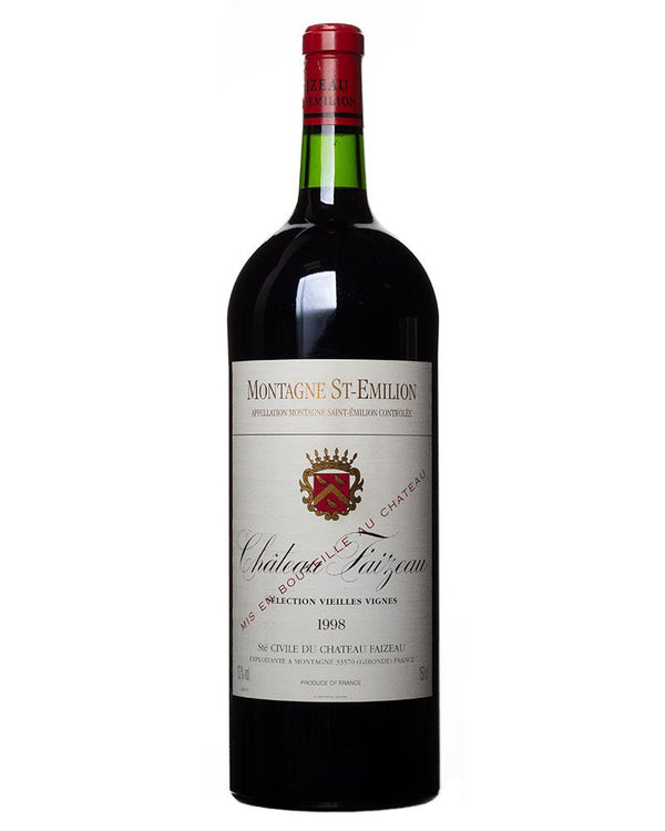 1998 Chateau Faizeau Selection Vieilles Vignes Montagne Saint Emilion 1.5L