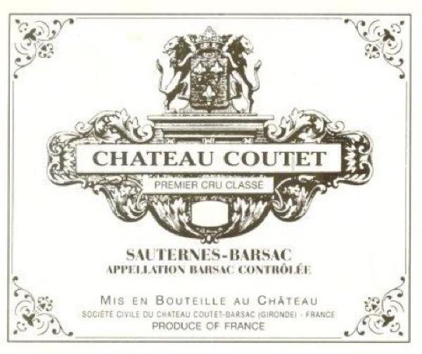 2015 Chateau Coutet Barsac 375ML