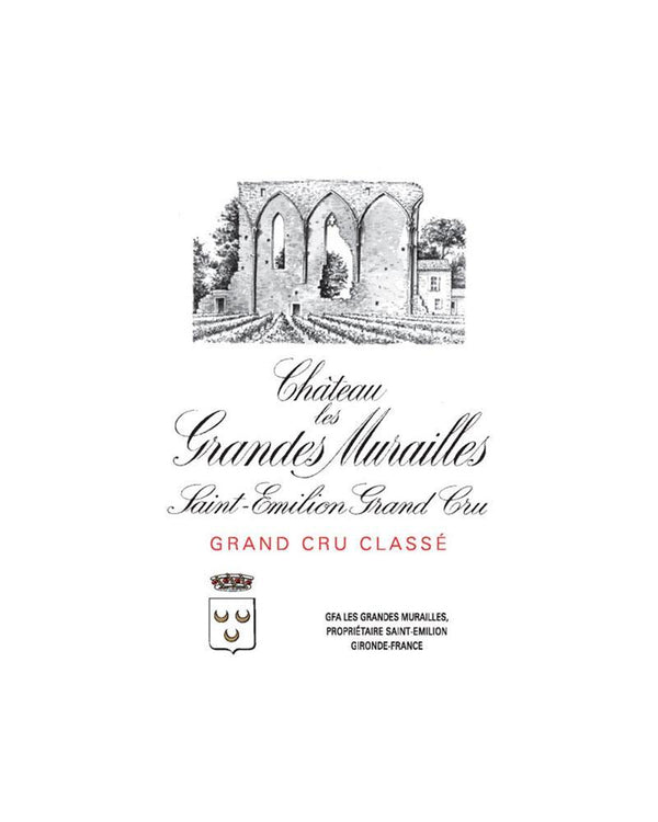 2016 Chateau Les Grandes Murailles, Saint-Emilion (Pre-Arrival)