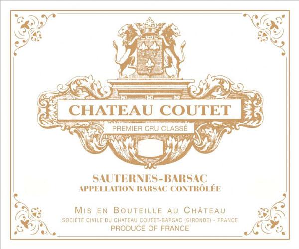 2019 Chateau Coutet, Barsac 375ML