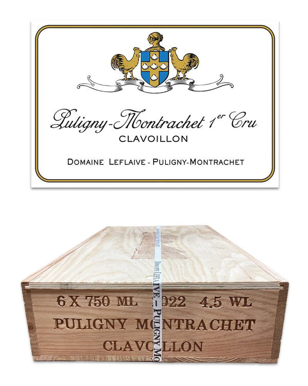 2022 Domaine Leflaive Puligny Montrachet 1er Cru Clavoillon - Case of 6 x 750ml