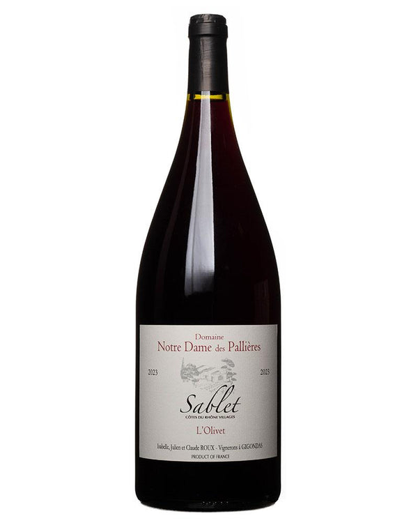 2023 Domaine Notre Dame des Pallieres Cotes du Rhone Villages Sablet L'Olivet Rouge 1.5L