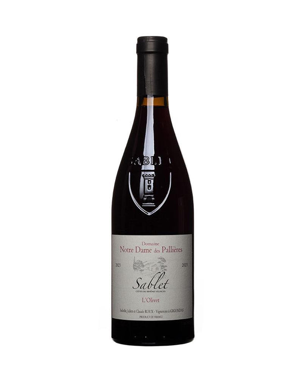 2023 Domaine Notre Dame des Pallieres Cotes du Rhone Villages Sablet L'Olivet Rouge