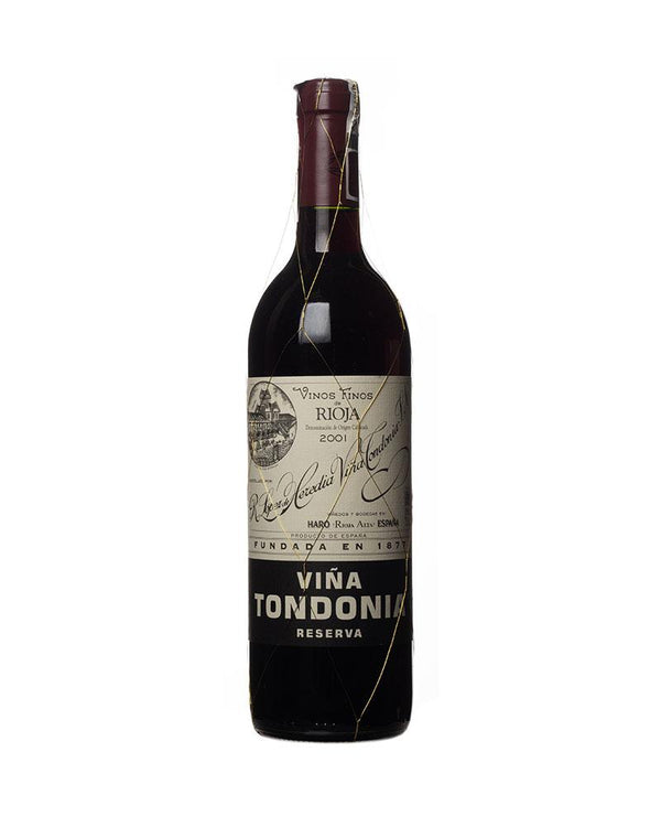 2001 R. Lopez de Heredia Vina Tondonia Rioja Reserva
