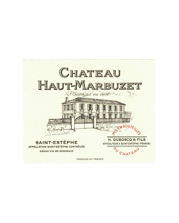 2022 Chateau Haut-Marbuzet Saint-Estephe (Pre-Arrival)